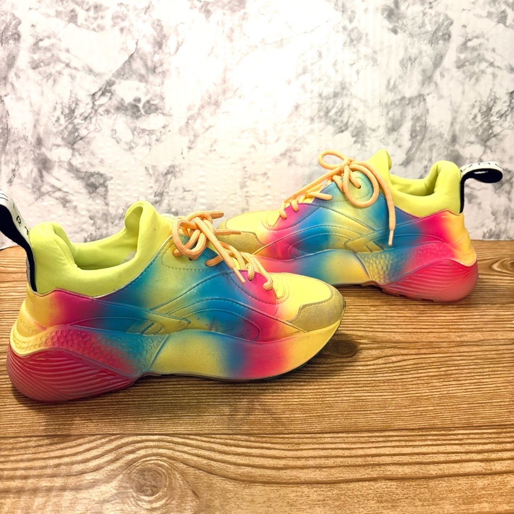 Stella McCartney Eclypse Rainbow Sneakers As Seen on Taylor Swift Size EU 35 - Picture 4 of 8
